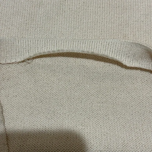 St. John Cream Knit Tank Top Sleeveless Sweater Vest - Picture 6 of 6